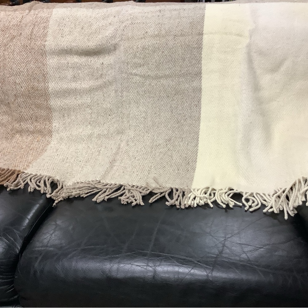 Wool throw from Ireland